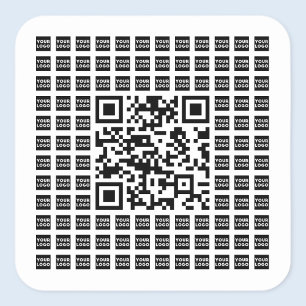 ロゴ/イメージをタイル表示および編集可能なスキャン可能QRコード スクエアシール