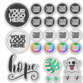 ロゴ&イメージステッカー澄んセットを作成! シール (正面)