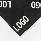 ロゴ/イメージ | 幾何ユニークモダンパターン フリースブランケット (角)