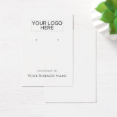 ロゴ・イヤリング表示カード「手作り」 (デスク)