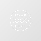 ロゴ | オリジナルビジネス会社ロゴをアップロード ウィンドウサイン (シート)