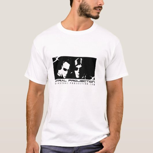 ロゴ_オン白 Tシャツ (正面)
