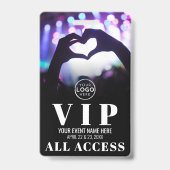ロゴ オールアクセス イベント VIP バッジ (正面)