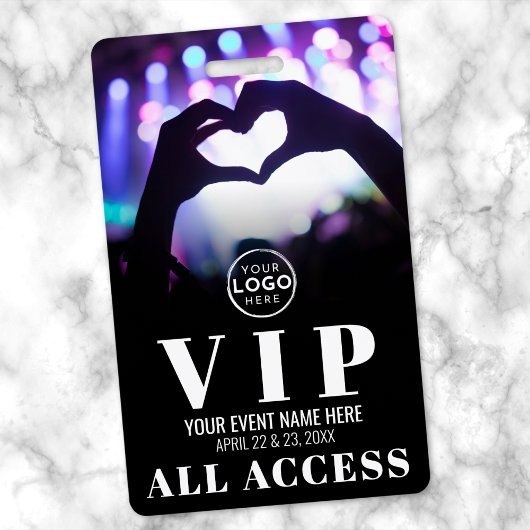 ロゴ オールアクセス イベント VIP バッジ