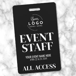 ロゴ オールアクセス VIP イベントスタッフ バッジ