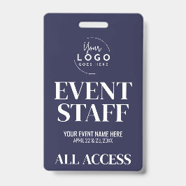 ロゴ オールアクセスVIPイベントスタッフ バッジ