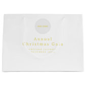 ロゴ カスタム テキスト ギフト バッグを追加 ラージペーパーバッグ (正面)