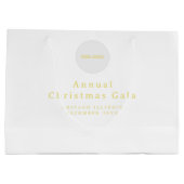 ロゴ カスタム テキスト ギフト バッグを追加 ラージペーパーバッグ (裏面)