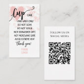 ロゴ・カップ・カードの気に追加 名刺 (正面/裏面)