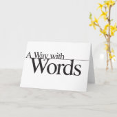 ロゴ カード (黄色い花)