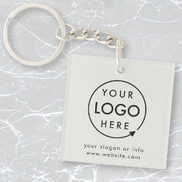 ロゴ |グレーシルバー企業のビジネスモダン キーホルダー