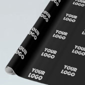 ロゴ | シンプルなリピートロゴの置換 ラッピングペーパー