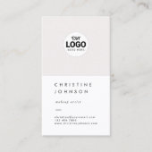 ロゴ　シンプルデザイン 名刺 (正面)