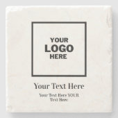 ロゴ ストーンコースター (正面)