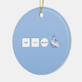 ロゴ セラミックオーナメント (左)