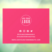 ロゴ ソーシャルメディア 編集可能背景を追加 ウィンドウサイン (シート3)