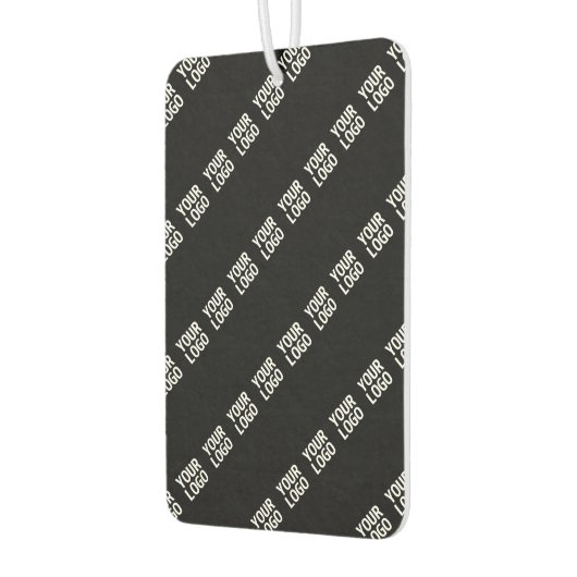 ロゴ、デザイン、写真を斜めに並べて表示 カーエアーフレッシュナー (左)