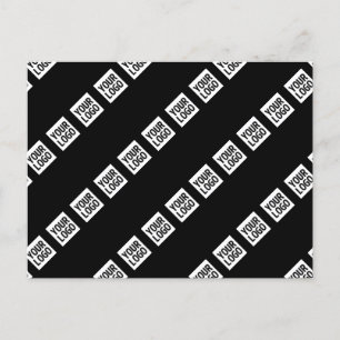 ロゴ、デザイン、写真を斜めに並べて表示 ポストカード