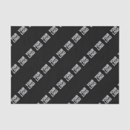 ロゴ、デザイン、写真を斜めに並べて表示 薄葉紙