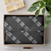 ロゴ、デザイン、写真を斜めに並べて表示 薄葉紙 (ギフト)