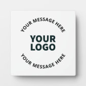 ロゴ、デザイン、写真、アートワークまたはその他の画像 フォトプラーク (正面)