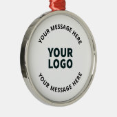 ロゴ、デザイン、写真、アートワークまたはその他の画像 メタルオーナメント (右)