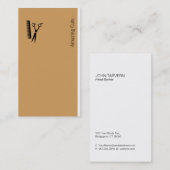 ロゴ（デザートブラウン） 名刺 (正面/裏面)
