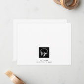 ロゴ ノートカード (正面/裏面インサイチュ)