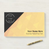 ロゴ – パーソナライズされた文字ポストイットのメモ ポストイット (デスク)