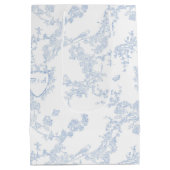 ロゴ パーソナライズ カスタム モノグラム シノワズリー トワール ミディアムペーパーバッグ (裏面)