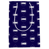 ロゴ | ビジネスブランディングプロフェッショナルのプロモーション ミディアムペーパーバッグ (正面)