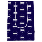 ロゴ | ビジネスブランディングプロフェッショナルのプロモーション ミディアムペーパーバッグ (裏面)