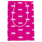 ロゴ | ビジネスブランディングプロフェッショナルのプロモーション ミディアムペーパーバッグ (正面)