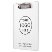 ロゴ |ビジネス企業のミニマモダンリスト クリップボード (左)