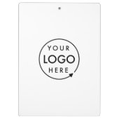 ロゴ |ビジネス企業のミニマモダンリスト クリップボード (裏面)