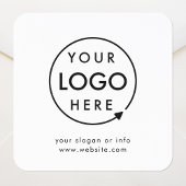 ロゴ |ビジネス企業のミニマモダンリスト スクエアシール