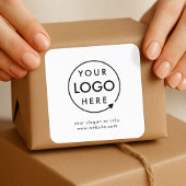 ロゴ |ビジネス企業のミニマモダンリスト スクエアシール