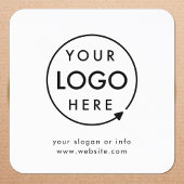 ロゴ |ビジネス企業のミニマモダンリスト スクエアシール