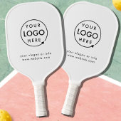 ロゴ |ビジネス企業のミニマモダンリスト ピックルボールラケット