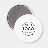 ロゴ |ビジネス企業のミニマモダンリスト マグネット (正面/裏面)