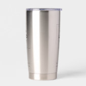 ロゴ |ビジネス企業のミニマモダンリスト 保温保冷タンブラー (左面)