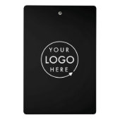 ロゴ |ビジネス企業の会社のミニマリスト ミニクリップボード (裏面)