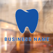 ロゴ |ビジネス歯科医ミニマルモダンリスト ウィンドウサイン (シート2)