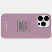 ロゴ | ビジネス コーポレート カンパニー パスト ミニマリスト Case-Mate iPhoneケース (裏面 (横))