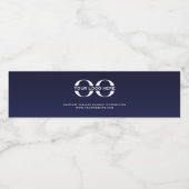 ロゴ ビジネス コーポレート カンパニー ミニマル ペットボトルラベル (シングルラベル)