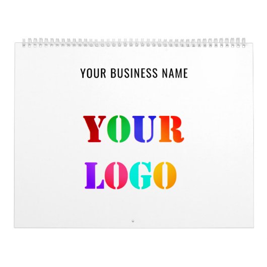 ロゴ・ビジネス・プロモーション・パーソナライズされたオフィス カレンダー (カバー)