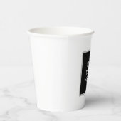 ロゴ・ビジネス・ホワイト・ミニマル企業のリスト 紙コップ (右)