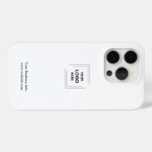 ロゴ ビジネス | ミニマル シンプル iPhone ケース Case-Mate iPhoneケース (裏面 (横))