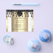 ロゴ ビューティー メイク ネイル 価格リスト ドリップス ラックス チラシ (シングル)