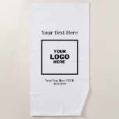 ロゴ ビーチタオル (正面)